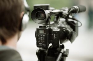 Filming a professional development module on weight management