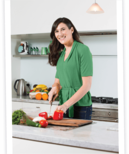 Melanie McGrice in the kitchen