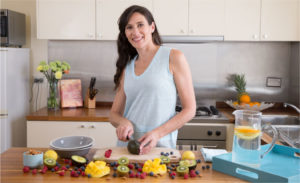 Melanie McGrice in the kitchen
