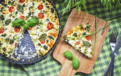 Sweet potato and zucchini frittata