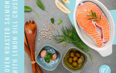 Oven Roasted Salmon with Lemon & Dill Crust