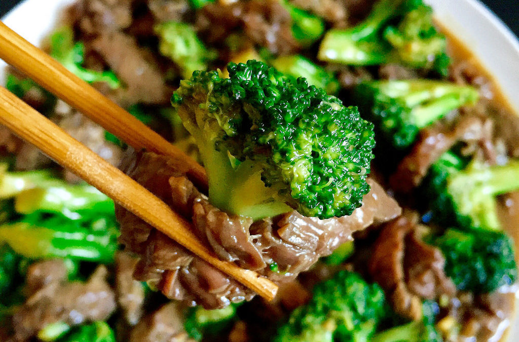 Teriyaki Beef with Sesame Greens